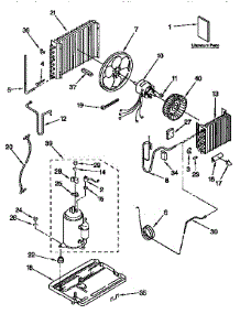 Unit parts for Sears Central Air Conditioner 1069710536 from AppliancePartsPros.com