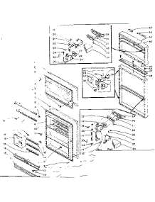 Refrigerator Door Parts parts for Kenmore Refrigerator 106.L13TDL1-F (106L13TDL1-F, 106 L13TDL1-F) from AppliancePartsPros.com