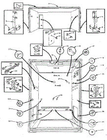 Refrigerator Liner Parts parts for Kenmore Refrigerator 106.M12D-F (106M12D-F, 106 M12D-F) from AppliancePartsPros.com