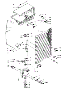Unit Parts parts for Kenmore Refrigerator 106.M12D1-F (106M12D1-F, 106 M12D1-F) from AppliancePartsPros.com