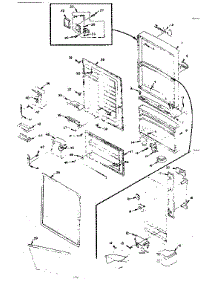 Refrigerator Door Parts parts for Kenmore Refrigerator 106.M13ESL-F (106M13ESL-F, 106 M13ESL-F) from AppliancePartsPros.com