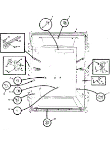 Upper Liner Parts parts for Kenmore Refrigerator 106.M13ESL-F (106M13ESL-F, 106 M13ESL-F) from AppliancePartsPros.com