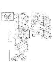 Refrigerator Door Parts parts for Kenmore Refrigerator 106.M15E-F (106M15E-F, 106 M15E-F) from AppliancePartsPros.com