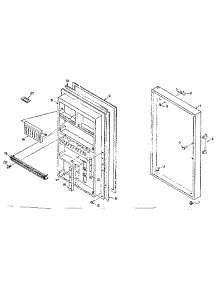 Door Parts parts for Kenmore Refrigerator 106N10B from AppliancePartsPros.com