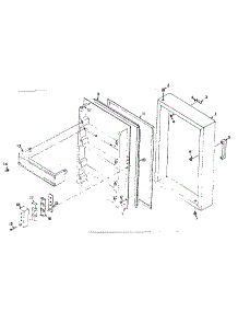 Door Parts parts for Kenmore Refrigerator 106.N12A2 (106N12A2, 106 N12A2) from AppliancePartsPros.com