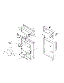 Door Parts parts for Kenmore Refrigerator 106.N12DSL-1 (106N12DSL-1, 106 N12DSL-1) from AppliancePartsPros.com