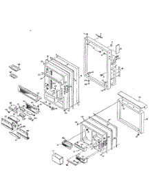 Door Parts parts for Kenmore Refrigerator 106.N16F-1 (106N16F-1, 106 N16F-1) from AppliancePartsPros.com