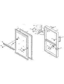 Refrigerator Door Parts parts for Kenmore Refrigerator 106N9A from AppliancePartsPros.com