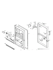 Refrigerator Door Parts parts for Kenmore Refrigerator 106N9BL from AppliancePartsPros.com