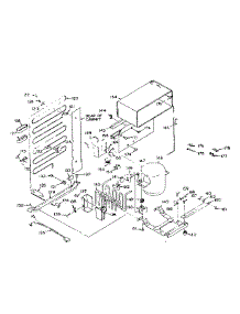 Refrigerator Unit Parts parts for Kenmore Refrigerator 106.R12DL1 (106R12DL1, 106 R12DL1) from AppliancePartsPros.com