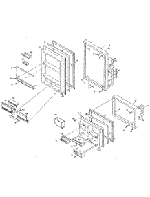 Refrigerator Door Parts parts for Kenmore Refrigerator 106.R14FL3 (106R14FL3, 106 R14FL3) from AppliancePartsPros.com
