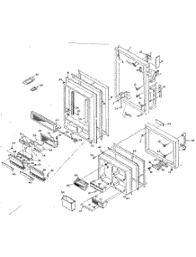 Door Parts parts for Kenmore Refrigerator 106.R16G1 (106R16G1, 106 R16G1) from AppliancePartsPros.com