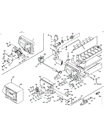 Ice Maker Parts parts for Kenmore Refrigerator 106.R16GIMY (106R16GIMY, 106 R16GIMY) from AppliancePartsPros.com