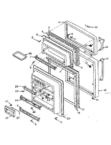 Door Parts parts for Kenmore Refrigerator 106S12D from AppliancePartsPros.com