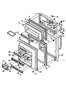 Door Parts parts for Kenmore Refrigerator 106.S12EL-1 (106S12EL-1, 106 S12EL-1) from AppliancePartsPros.com