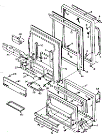 Refrigerator Door Parts parts for Kenmore Refrigerator 106.S13GIMLY (106S13GIMLY, 106 S13GIMLY) from AppliancePartsPros.com