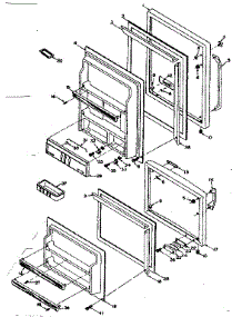 Door Parts parts for Kenmore Refrigerator 106S14F from AppliancePartsPros.com