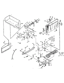 Unit Parts parts for Kenmore Refrigerator 106.S14FL (106S14FL, 106 S14FL) from AppliancePartsPros.com