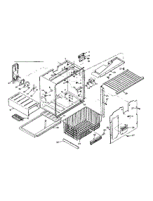 Refrigerator Freezer Section Parts parts for Kenmore Refrigerator 106.S16GL (106S16GL, 106 S16GL) from AppliancePartsPros.com