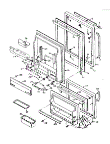 Refrigerator Door Parts parts for Kenmore Refrigerator 106.S16GL (106S16GL, 106 S16GL) from AppliancePartsPros.com