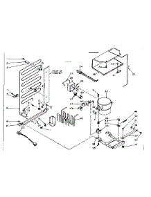 Unit Parts parts for Kenmore Refrigerator 106.T11AL1 (106T11AL1, 106 T11AL1) from AppliancePartsPros.com