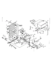 Unit Parts parts for Kenmore Refrigerator 106.T12D1 (106T12D1, 106 T12D1) from AppliancePartsPros.com