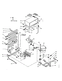 Unit Parts parts for Kenmore Refrigerator 106.T12DSL (106T12DSL, 106 T12DSL) from AppliancePartsPros.com