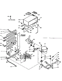 Unit Parts parts for Kenmore Refrigerator 106.T12DSL1 (106T12DSL1, 106 T12DSL1) from AppliancePartsPros.com
