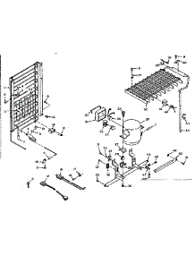 Unit Parts parts for Kenmore Refrigerator 106.T12EX (106T12EX, 106 T12EX) from AppliancePartsPros.com
