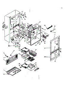 Cabinet Parts parts for Kenmore Refrigerator 106.T13GIM1 (106T13GIM1, 106 T13GIM1) from AppliancePartsPros.com