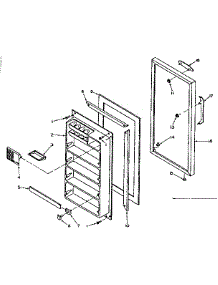 Door Parts parts for Kenmore Refrigerator 106T13M from AppliancePartsPros.com