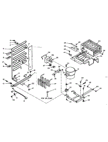 Unit Parts parts for Kenmore Refrigerator 106.T13ML1 (106T13ML1, 106 T13ML1) from AppliancePartsPros.com