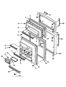 Door Parts parts for Kenmore Refrigerator 106T14D from AppliancePartsPros.com