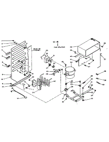 Unit Parts parts for Kenmore Refrigerator 106T14D from AppliancePartsPros.com