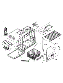 Freezer Section Parts parts for Kenmore Refrigerator 106.T14G1 (106T14G1, 106 T14G1) from AppliancePartsPros.com