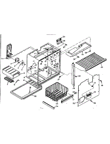 Freezer Section Parts parts for Kenmore Refrigerator 106.T14GL (106T14GL, 106 T14GL) from AppliancePartsPros.com