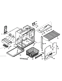 Freezer Section Parts parts for Kenmore Refrigerator 106.T14GL2 (106T14GL2, 106 T14GL2) from AppliancePartsPros.com