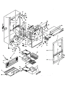 Cabinet Parts parts for Kenmore Refrigerator 106.T15GIM (106T15GIM, 106 T15GIM) from AppliancePartsPros.com