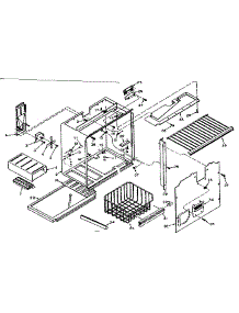 Freezer Section Parts parts for Kenmore Refrigerator 106.T16G1 (106T16G1, 106 T16G1) from AppliancePartsPros.com