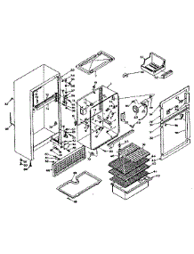 Refrigerator Cabinet Parts parts for Kenmore Refrigerator 106.U14DIML (106U14DIML, 106 U14DIML) from AppliancePartsPros.com