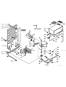 Refrigerator Unit Parts parts for Kenmore Refrigerator 106.U14DS (106U14DS, 106 U14DS) from AppliancePartsPros.com