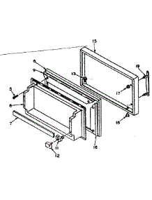 Refrigerator Door Parts parts for Kenmore Refrigerator 106.U14FSIM (106U14FSIM, 106 U14FSIM) from AppliancePartsPros.com