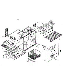 Freezer Section Parts parts for Kenmore Refrigerator 106.U14GSL (106U14GSL, 106 U14GSL) from AppliancePartsPros.com