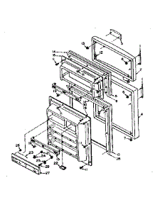 Door Parts parts for Kenmore Refrigerator 106.U16ESIM (106U16ESIM, 106 U16ESIM) from AppliancePartsPros.com