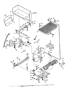 Unit Parts parts for Kenmore Refrigerator 106.U16ESL1 (106U16ESL1, 106 U16ESL1) from AppliancePartsPros.com