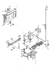 Refrigerator Unit Parts parts for Kenmore Refrigerator 106.U16G1 (106U16G1, 106 U16G1) from AppliancePartsPros.com