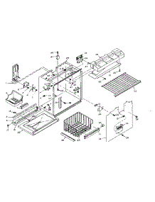Refrigerator Freezer Parts parts for Kenmore Refrigerator 106.U16GIM (106U16GIM, 106 U16GIM) from AppliancePartsPros.com