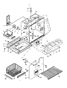 Refrigerator Freezer Section Part parts for Kenmore Refrigerator 106.U18GIM (106U18GIM, 106 U18GIM) from AppliancePartsPros.com