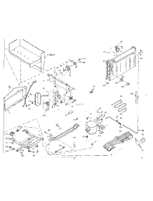 Refrigerator Unit Parts parts for Kenmore Refrigerator 106.U18GL (106U18GL, 106 U18GL) from AppliancePartsPros.com