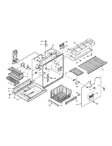 Refrigerator Freezer Section Parts parts for Kenmore Refrigerator 106.U18GL (106U18GL, 106 U18GL) from AppliancePartsPros.com